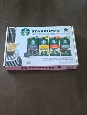 NIB 60 Starbucks Nespresso Pods